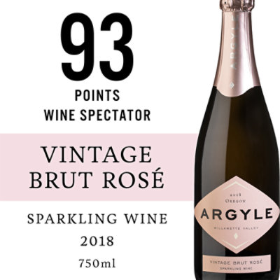 Argyle Brut Rose Sparkling Wine - 750 Ml - Image 1