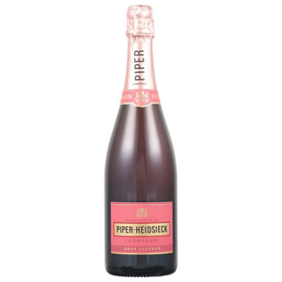 Piper Heidsieck Wine Champagne Brut Rose Sauvage - 750 Ml