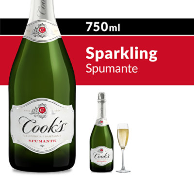 Cook's California Champagne Spumante White Sparkling Wine - 750 Ml - Image 1