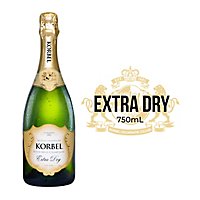 Korbel Extra Dry California Champagne 24 Proof - 750 Ml - Image 1
