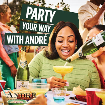 Andre Extra Dry Champagne Sparkling Wine - 750 Ml - Image 4