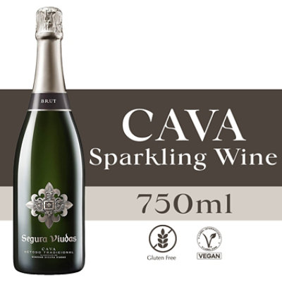 Segura Viudas Brut Cava Sparkling White Wine Bottle - 750 Ml - Image 1