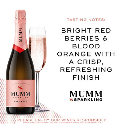 Mumm Sparkling Wine Brut Rose - 750 Ml - Image 4