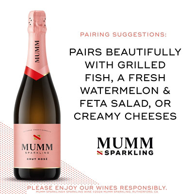 Mumm Sparkling Wine Brut Rose - 750 Ml - Image 5