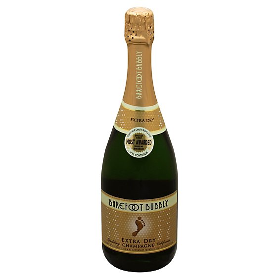 Barefoot Bubbly Extra Dry Champagne Sparkling Wine - 750 Ml