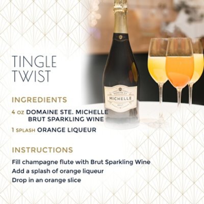 Domaine Ste Michelle Brut Sparkling Wine - 750 Ml - Image 3