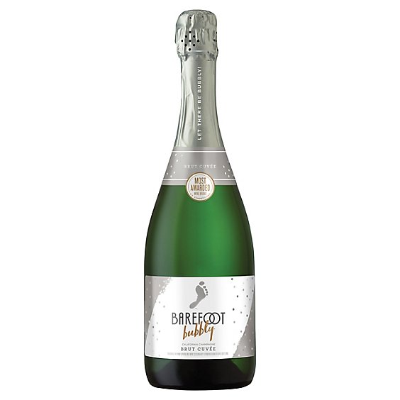 Barefoot Bubbly Brut Cuvee Champagne Sparkling Wine - 750 Ml