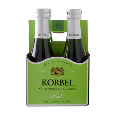 Korbel Champagne California - 4-187 Ml