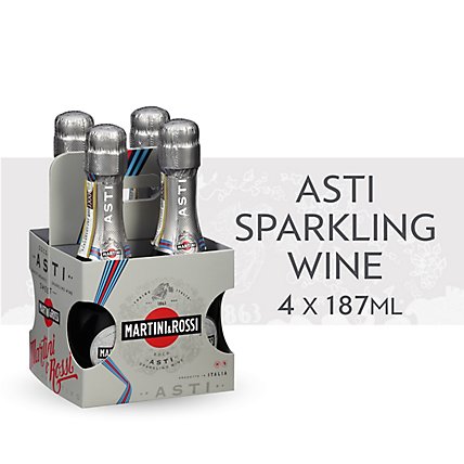 Martini & Rossi Sparkling Wine Asti - 4-187 Ml - Image 2