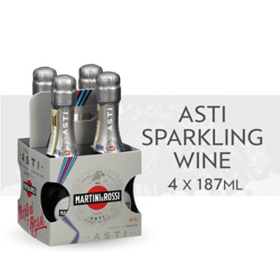 Martini & Rossi Sparkling Wine Asti - 4-187 Ml - Image 1