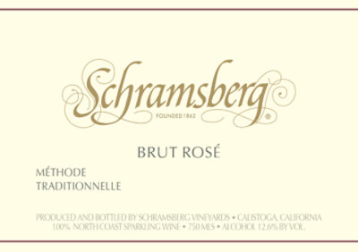 Schramsberg Sparkling Wine Brut Rose - 750 Ml - Image 3