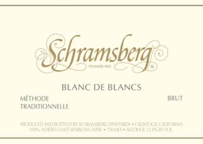 Schramsberg Saprkling Wine Blanc De Blancs - 750 Ml - Image 3