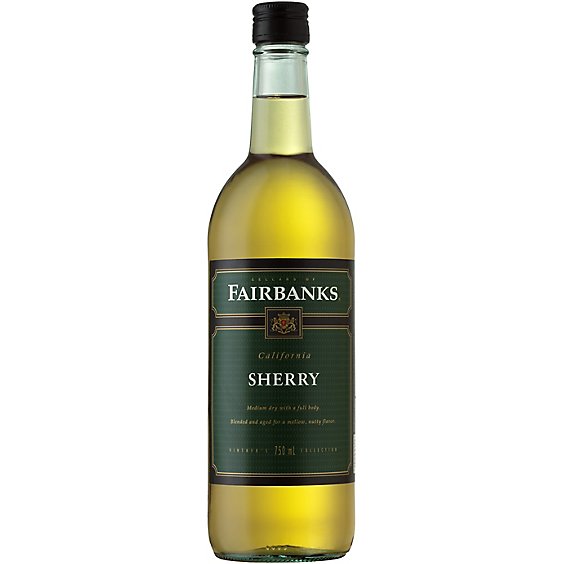 Fairbanks Sherry Dessert wine - 750 Ml
