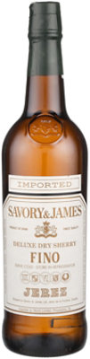 Savory & James Fino Sherry - 750 Ml - Image 1