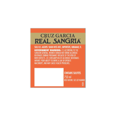 Cruz Garcia Sangria Real - 750 Ml - Image 2