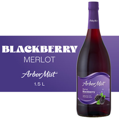 Arbor Mist Blackberry Merlot Red Wine - 1.5 Liter - Image 2