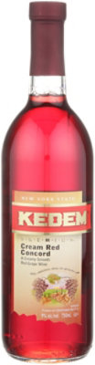 Kedem Cream Red Concord Wine - 750 Ml - Image 1