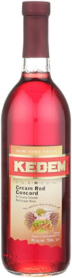 Kedem Cream Red Concord Wine - 750 Ml