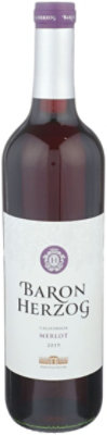 Baron Herzog Merlot Wine - 750 Ml - Image 1