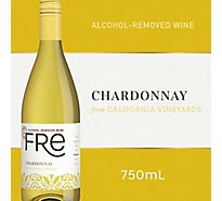 Sutter Home Fre Alcohol Removed Chardonnay White Wine Bottle - 750 Ml