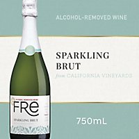 Sutter Home Fre Sparkling Brut Wine Alcohol Removed Bottle - 750 Ml - Image 1