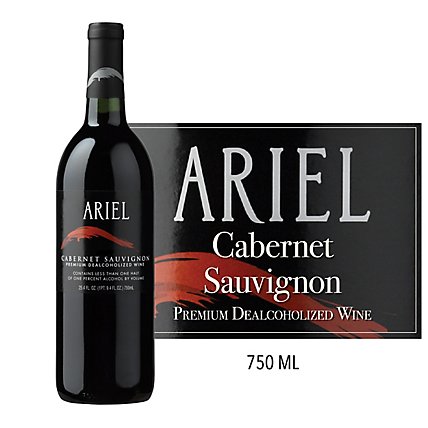 Ariel Cabernet Sauvignon Non-Alcoholic Wine - 750 Ml - Image 2