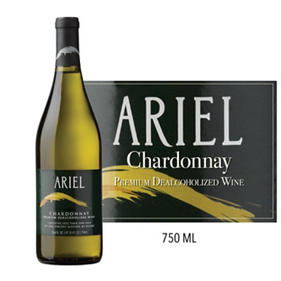 Ariel Chardonnay Non-Alcoholic Wine - 750 Ml - Image 1