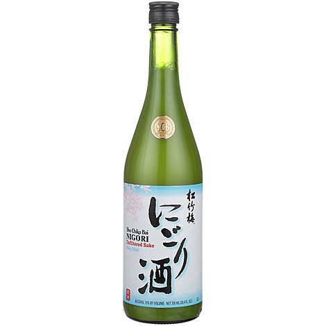 Sho Chiku Bai Nigori Sake - 750 Ml
