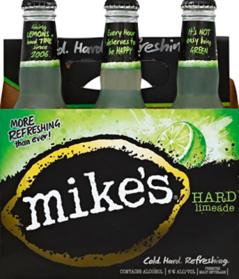 Mikes Malt Beverage Premium Hard Lime In Bottles - 6-11.2 Fl. Oz. - Image 2