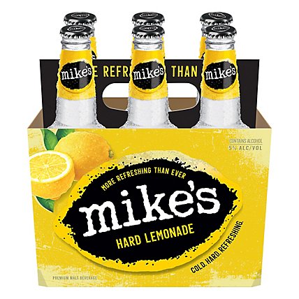 Mikes Hard Beverage Cool Hard Refreshing Lemonade Bottle - 6-11.2 Fl. Oz. - Image 5