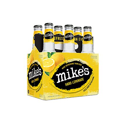 Mikes Hard Beverage Cool Hard Refreshing Lemonade Bottle - 6-11.2 Fl. Oz. - Image 2