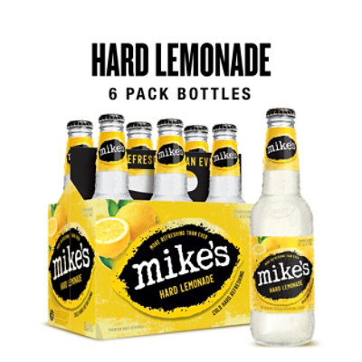 Mikes Hard Beverage Cool Hard Refreshing Lemonade Bottle - 6-11.2 Fl. Oz. - Image 1