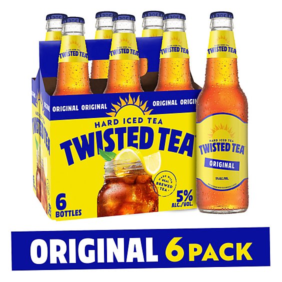 Twisted Tea Original Hard Iced Tea Bottles - 6-12 Fl. Oz.