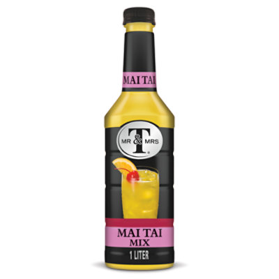 Mr & Mrs T Mai Tai Mix In Bottle - 1 Liter - Image 1