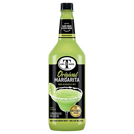 Mr & Mrs T Margarita Mix Bottle - 1 Liter - Image 1