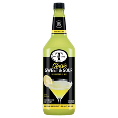 Mr & Mrs T Sweet & Sour Mix Bottle - 1 Liter - Image 3