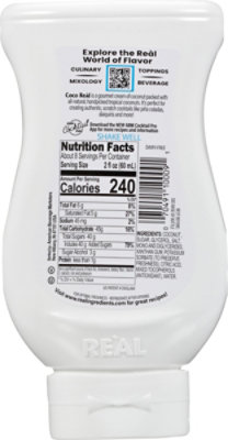 Real Coco Cream Of Coconut Simply Squeeze - 22 Oz - Image 5