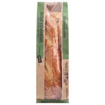 Fresh Baked Signature Select Artisan Sourdough San Francisco Style Bread 16 Oz Safeway