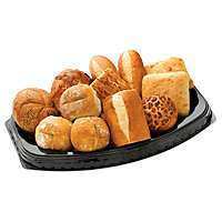 Deli Tray Artisan Assorted Dinner & Sandwich Rolls Tray Each Vons