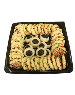 Bakery Party Tray Cookies Spritz & Fudge Susan 50 Count