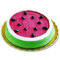 Bakery Cake 8 Inch 1 Layer Chocolate Watermelon - Each - Image 1