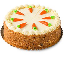Bakery Cake 8 Inch 1 Layer Carrot - Each