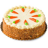 Bakery Cake 8 Inch 1 Layer Carrot - Each - Image 1