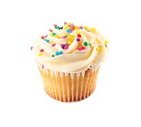 Bakery Cupcake Cake Single Serve White - Each (200 Cal)