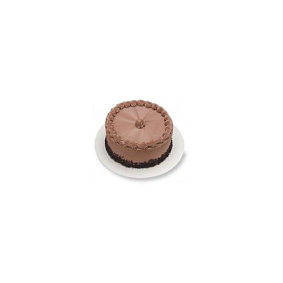 Bakery Cake 8 Inch 2 Layer Chocolate Decorated - Each