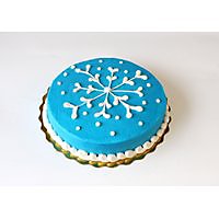 Bakery Cake White 8 Inch 1 Layer White Iced - Each - Image 1