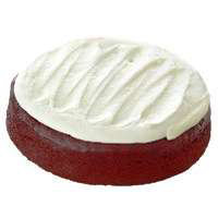 Bakery Cake 8 Inch 1 Layer Chocolate Red Velvet - Each