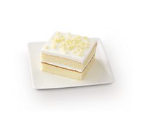 Fresh Baked White Iced Cake Slice - Each (950 Cal)