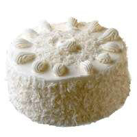 Bakery Cake White 8 Inch 2 Layer Coconut - Each - Image 1