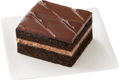 Iced Chocolate Fudge Cake Slice - Each (780 cal) - Image 1